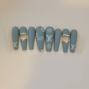 Blue matte style